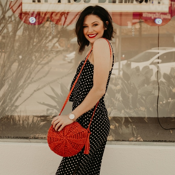 Handbags - *SOLD* Straw purse